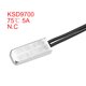 thumbnail image 2 of Termostato Uxcell KSD9700, 75鈩 N.C 5A Interruptor de control de temperatura bimetálico de metal 2 unidades, 2 of 5