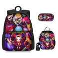 thumbnail image 1 of 3-piece Set, Magic Number Circus, Backpack, Pencil Case, Messenger Bag, Light, Unisex, Elementary School-HAPDEN, 1 of 4