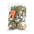 thumbnail image 2 of Rabbit Supplies, Rabbit Chew toys, interactive Pet toys, Willow Branches, Orchard Grass Hay, 3 in Wicker Balls, 29 Pc Assorted Pack, Guinea Pig Chew Accessories (170 Chars), 2 of 5
