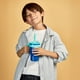 thumbnail image 3 of Termo Doble Pared Con Popote Azul Para Niños, 3 of 4