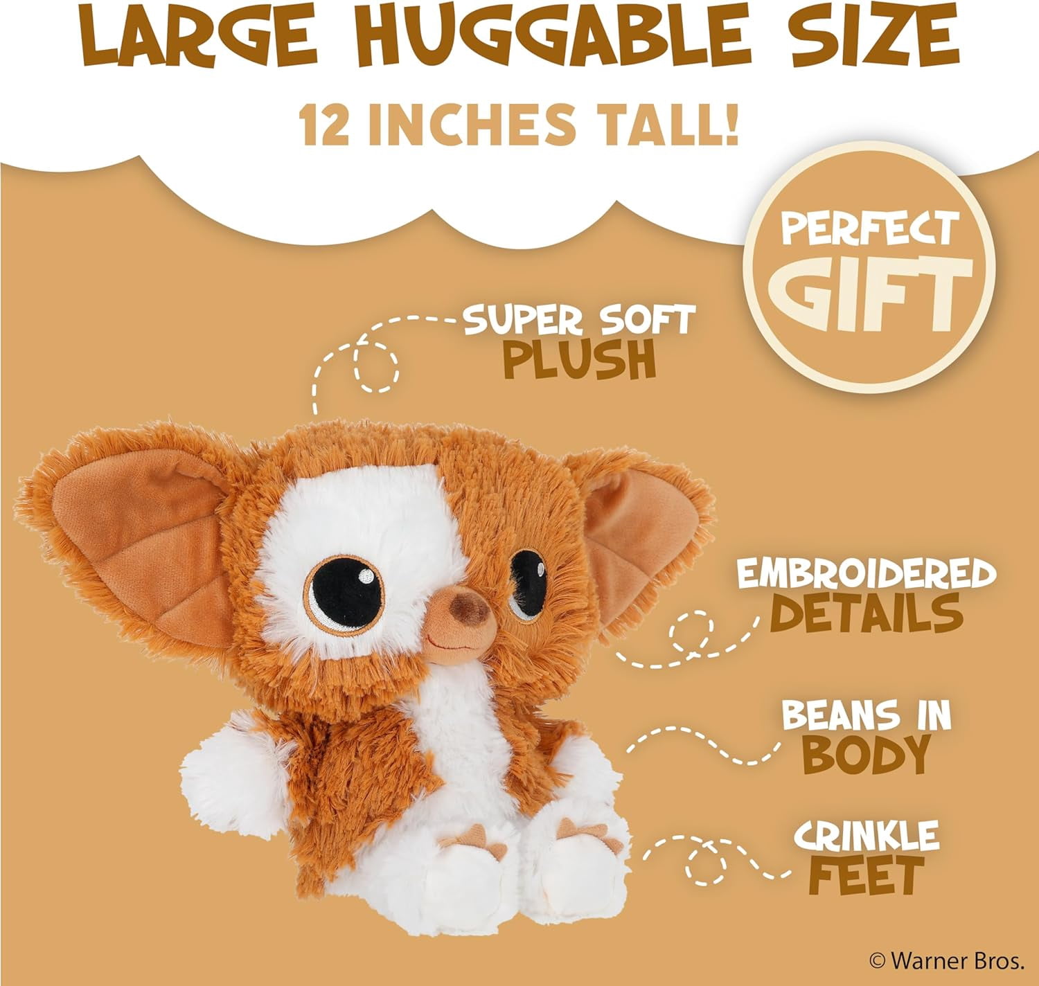 Gremlins Gizmo Plush 10 inches Kids Preferred 39505 - Walmart.com