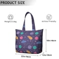 thumbnail image 4 of Sac Weekender pour Amateurs de Science-Fiction avec Art Nébuleuse Cosmique Alien, Sac de Voyage Léger avec Multiples Compartiments pour Gym, Camping, Aventures de Week-End, 4 of 5