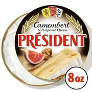 President Camembert Soft-Ripened Cheese, 8 oz (Refrigerated)