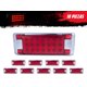thumbnail image 1 of Set de 10 Plafones TUNELIGHT-RENOVATIO 21 LEDS Estrobo Rojo Lateral Rectangular, 1 of 7