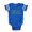 Royal Blue, variant on CafePress - Bl_Dont Like You Very Much - Cute Infant Baby Football Bodysuit