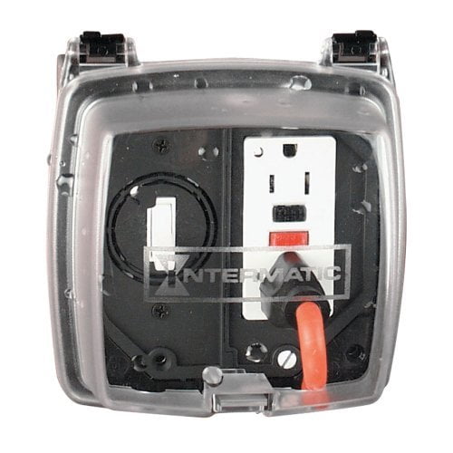 Intermatic WP1230C 2 Gang 31/8Inch Weatherproof Box, Clear Walmart