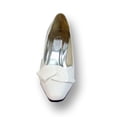 thumbnail image 2 of Lori Women Wide Width Leather Dress Pump WHITE 10, 2 of 6