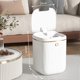 thumbnail image 4 of 20L Automatic Trash Can, Touchless Sensor, Easy to Clean, Polypropylene, Waterproof, for Kitchen, Bathroom, White, Gold, Battery-Free, 4 of 4