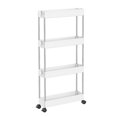 thumbnail image 1 of Figura Decorativa Verstellbarer 4-Lagen-Aufbewahrungswagen, Badezimmer-Küchen-Organizer (weiß) Likrtyny Hogar, 1 of 7