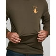thumbnail image 3 of Venado Northwoods Mens Graphic Tees – Long Sleeve Flex Shirts – Soft Cotton Blend (Army, 3XL), 3 of 4