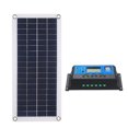 thumbnail image 1 of DC 5V / 18V Panel solar de salida doble de 20W con 2 puertos USB y carga para automóvil IP65 Resist TOMSHOO Panel de carga solar, 1 of 7