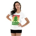 thumbnail image 4 of Earth Day Think Green Nature Lovers Womens Slim Fit Graphic Tee Brisco Brands X, 4 of 5