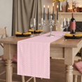 thumbnail image 2 of Table Runners 72 Inches Long Dress Scarves, Pink Geometric Farmhouse Kitchen Table Runner, Coffee Tablerunners, Modern Minimalism Solid Color Striped 16x72 Inch, 2 of 9