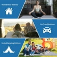 thumbnail image 5 of Slsy Heated Camping Mattress Pad, 3 Inch Portable Roll Up Camping Cot Mattress Pad, Guest Bed Floor Foam Sleeping Mat for Camping Travel RV Car Kids Adult, 5 of 9