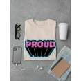 thumbnail image 3 of Proud Purple Banner T-Shirt Men -Smartprints Designs, Male 4X-Large, 3 of 4
