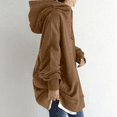 thumbnail image 5 of Women's Plus Size Fleece Hoodie, Long Sleeve Relaxed Fit Pullover Hooded Sweatshirt with Side Pockets (1X-5X), 5 of 10