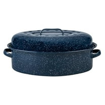 Limited Edition Large Covered Oval Roasting Pan, 18", Blue