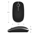 thumbnail image 4 of Bluetooth Mouse, Jelly Comb Slim Dual Mode 2.4GHz Wireless Mouse for Laptop, MacBook, PC, 4 of 9