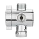 thumbnail image 2 of Adaptador en T Cabezal de ducha de baño Brazo de válvula de desviador montado Irfora  Desviador de ducha, 2 of 7