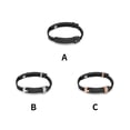 thumbnail image 2 of Minnieouse hecha a mano de varias capas para hombre, brazalete con hebilla de piedra imán de estilo étnico, de cuero, cadena de mano Punk, Ropa, zapatos y accesorios Miscelánea Oro rosa Minnieouse AP017838-03, 2 of 6