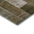 thumbnail image 4 of Addison Rugs Mayfield Washable Traditional Patchwork Brown Rectangle Rug, 9' x 12', 4 of 6