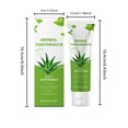 thumbnail image 2 of Pasta de dientes blanqueadora, pasta de dientes con aloe vera que blanquea los dientes y elimina las manchas amarillas. Protege el esmalte dental y promueve la salud dental. 100 g por crema., 2 of 5