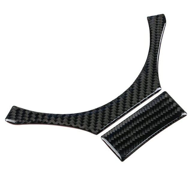 Oubit Carbon Fiber Steering Wheel Trim,2pcs Carbon Fiber Steering Steering Wheel Decoration Sticker Steering Wheel Trimfor Lexus Exceptional Craftsmanship