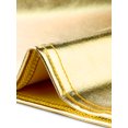 thumbnail image 5 of Tops cortos con hombros descubiertos para fiesta de clubwear metalizados brillantes para mujer Oro S, 5 of 5