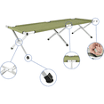 thumbnail image 4 of Tcbosik Folding Cot with Carrying Bag for Camping, Lounging, Sleeping, Guests, & More, Army Green, 4 of 8