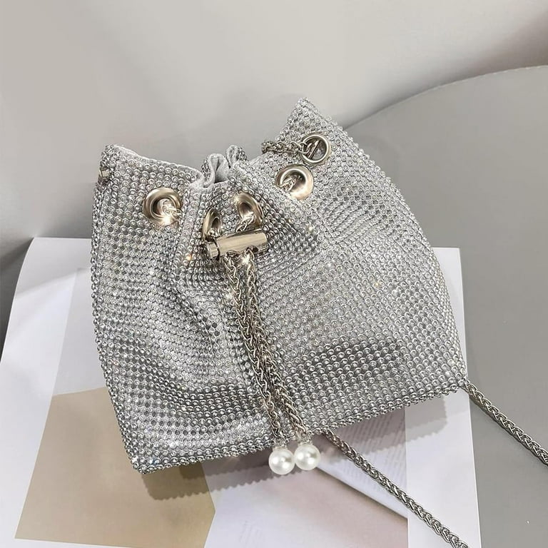 2Pcs Rhinestone Bucket Bag Drawstring Replacement 25.5 Inch