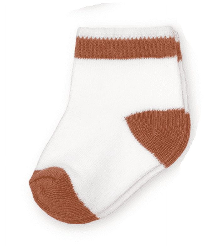 Carter's Child of Mine Baby Boys Crew Fox Socks, 6-Pack, 0-12M