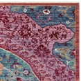 thumbnail image 5 of SAFAVIEH Sutton SUT401B Turquoise / Fuchsia Rug, 5 of 7