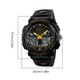 thumbnail image 5 of Minnieouse Reloj para hombre, alarma militar militar, relojes LED, reloj de deportivo impermeable Digital Relojes Amarillo, 5 of 6