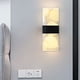 thumbnail image 4 of Luces LED, Apliques de pared, Aplique acrílico con cable, Aplique LED moderno y cálido, Aplique dorado para interiores, para sala de estar, dormitorio, baño, pasillo, puerta, escaleras, mesita de noch, 4 of 6