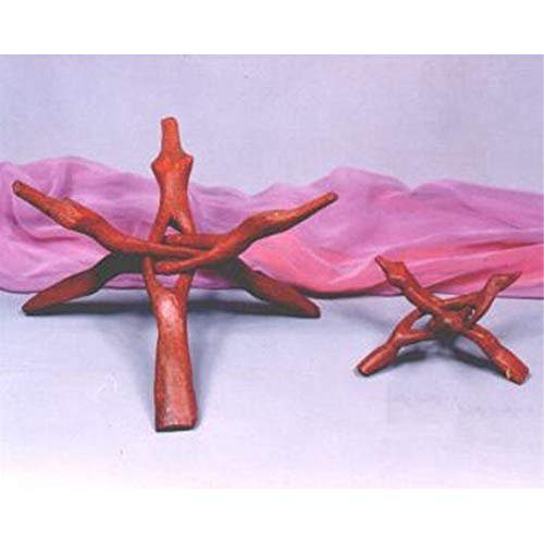 INDIA OVERSEAS TRADING CORP WN 114 Wooden Snake Stand 12"