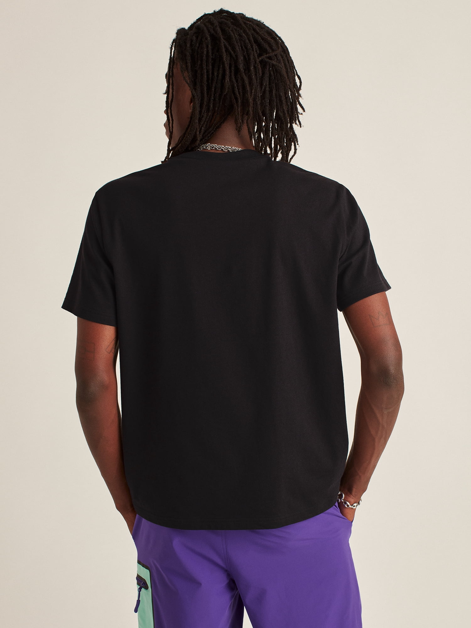 Bonobos Fielder Men's and Big Men's Short Sleeve Bonded Pocket Tee, up to 3XL
