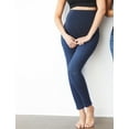 thumbnail image 6 of Motherhood Maternity Indigo Blue Secret Fit Belly Stretch Ankle Maternity Jeggings, 6 of 10