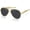 Gold Frame, variant on Retro  Aviator Sunglasses for Women Men,Trendy  70s Metal Large  Sun Glasses