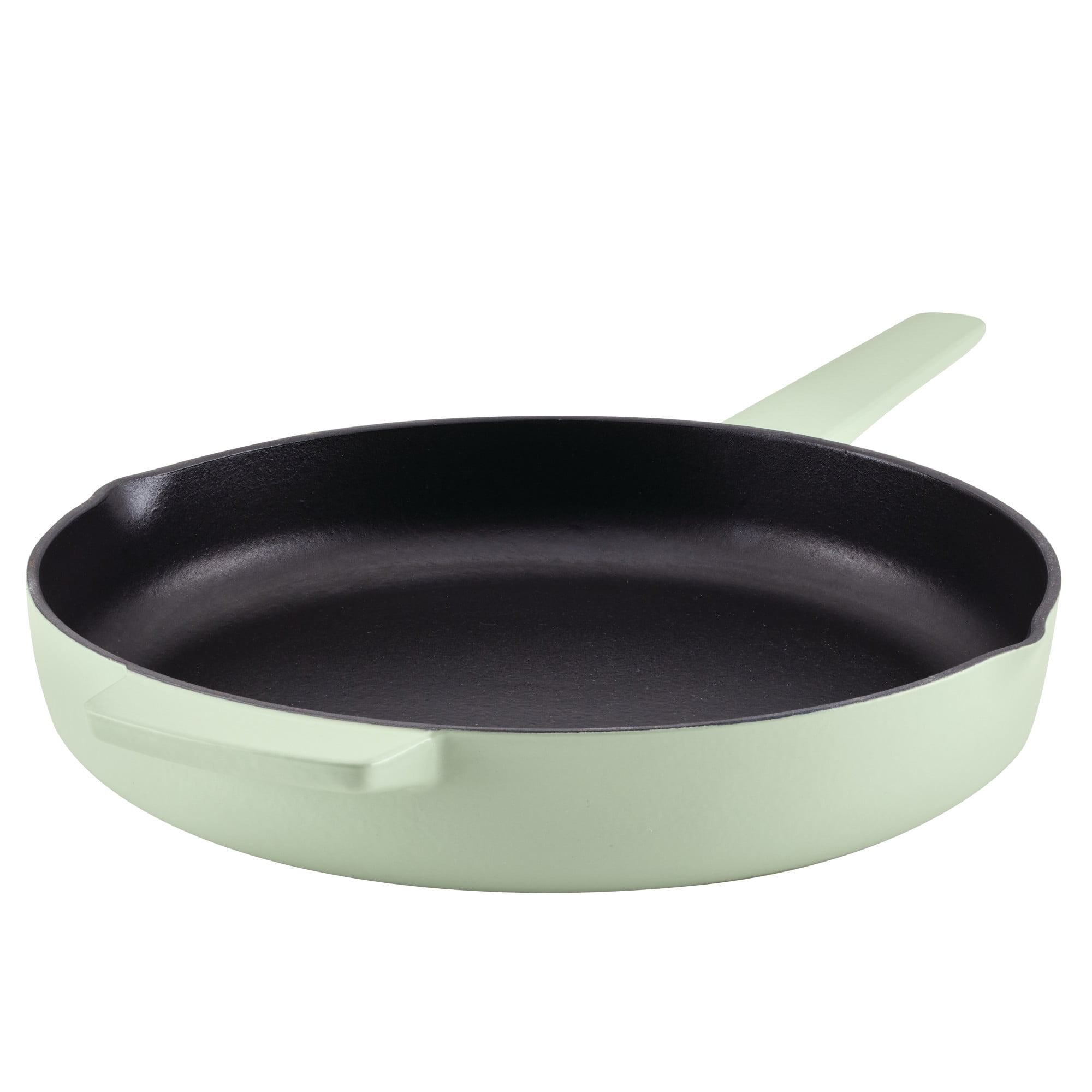 KitchenAid Enameled Cast Iron Skillet with Helper Handle and Pour