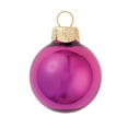 thumbnail image 3 of Shiny Soft Rose Pink Glass Ball Christmas Ornament 7" (180mm), 3 of 4