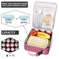 thumbnail image 4 of Tropical Bird Insulated Lunch Bag Box Teen Reusable Lunch Bag Water-Resistant Lunch Tote Portable Bag Office Beach, 4 of 6