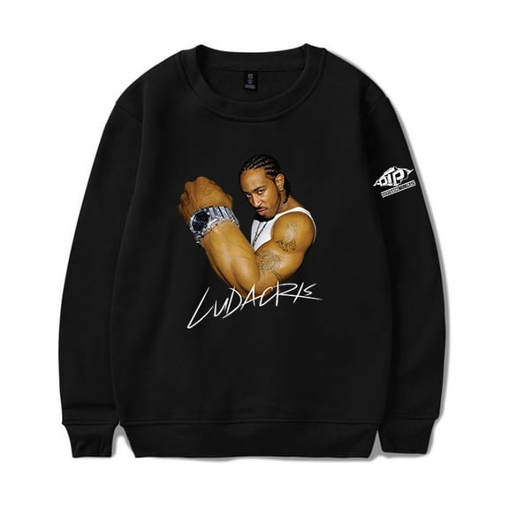 Ludacris Get Back Sweatshirts Vintage 90s Crewneck Hip Hop Long Sleeve Casual Tops
