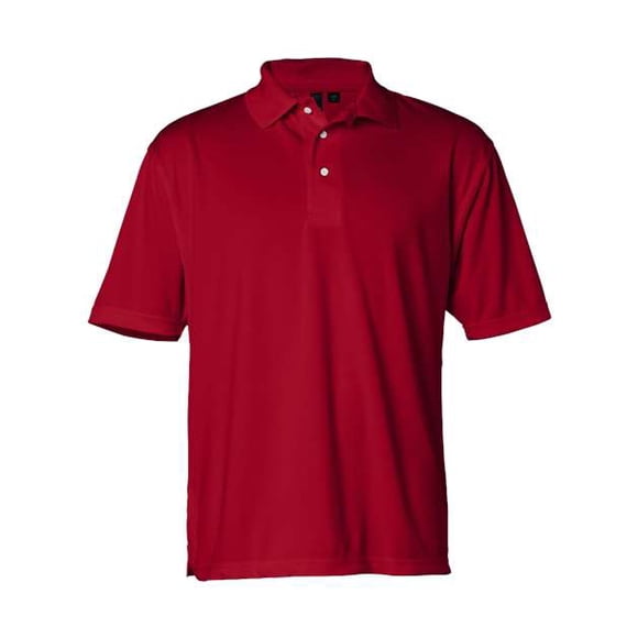 Piqué de malla de poliéster para hombre PlumaLite rojo M