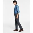 thumbnail image 3 of Men's Modern-Fit TH Flex Stretch Patterned Performance Pants Grey/Blue 34x30, 3 of 5