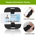 thumbnail image 4 of Decodeary Security And Adjustable Arm Badge Holder For Doorman PVC Made Fits Most Badges Badge Holders 2pcs 5Set, 4 of 6
