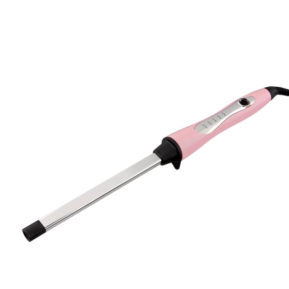 Cheeky, Professional Curling Wand, 5 Variable Temperatures, 0.6” x 0.4” Chunkier Rectangular Titanium Barrel for Long Lasting, Natural