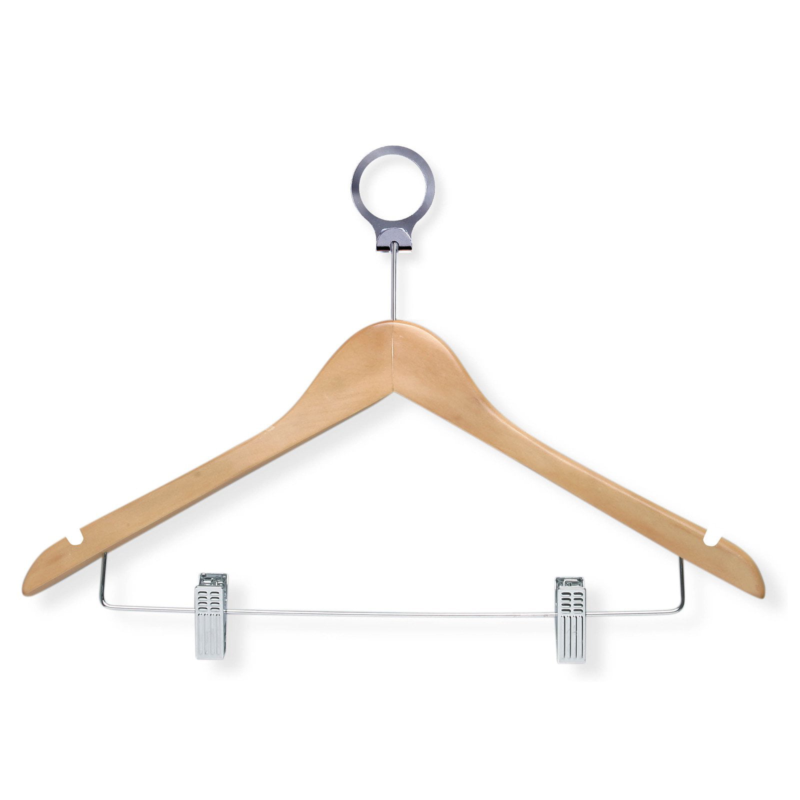 Quality Hangers 20 Pack Kids Hangers 14 Inches - Junior Preteen Youth  Wooden Clothes Hanger with Curved Shoulder Swivel Chrome Hook Coated Pant  Bar 
