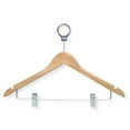 thumbnail image 2 of Honey Can Do Hotel Hangers with Clips, Maple (Pack of 24), 2 of 2