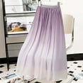 thumbnail image 2 of Sngxgn Women High Elastic Waist Pleated Skirt Mini Swing A-line Skirts(Purple,One Size), 2 of 5