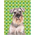 thumbnail image 1 of St. Patricks Jour Shamrock Schnauzer Drapeau Jardin Taille, 1 of 1